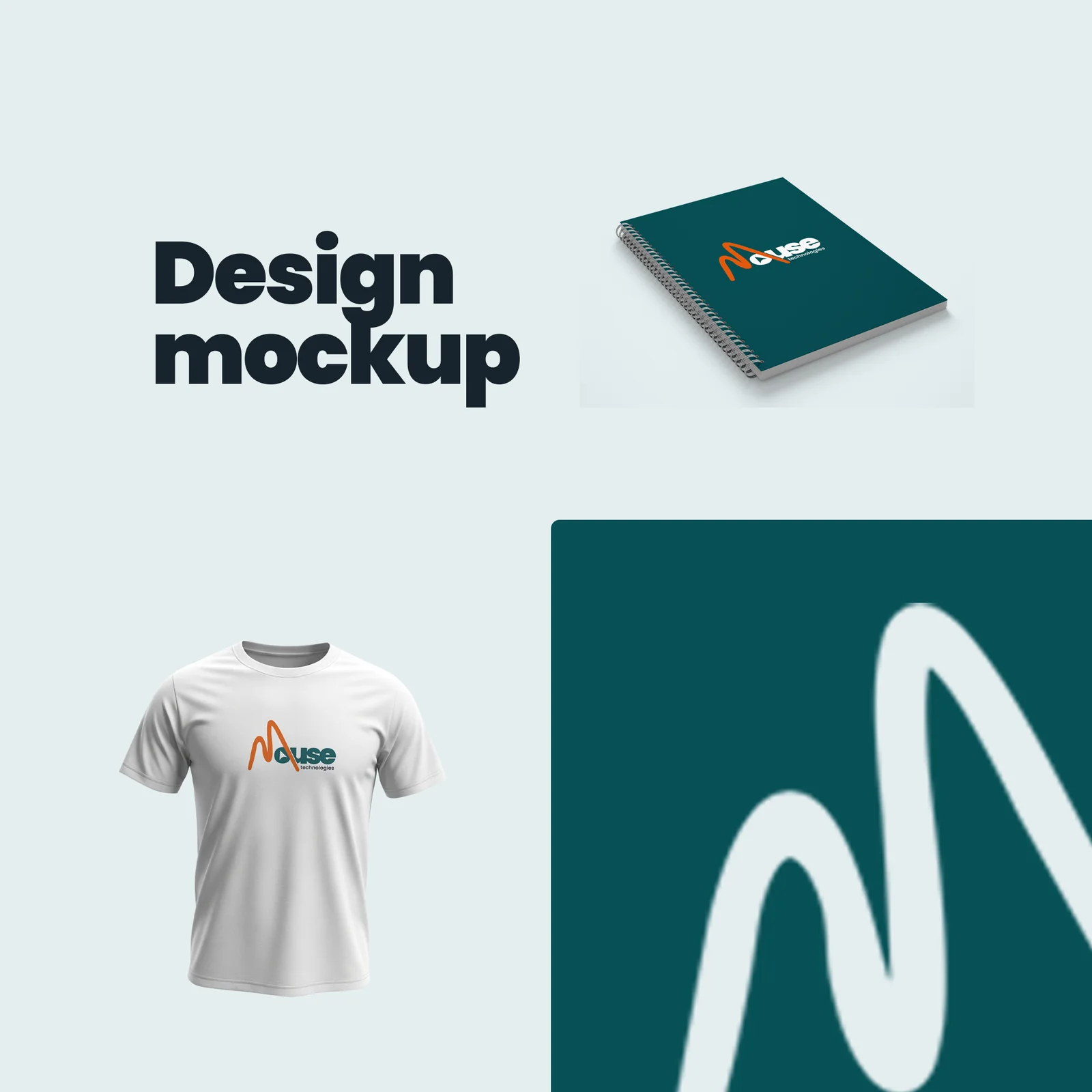 Mouse Tech Brand Mockup