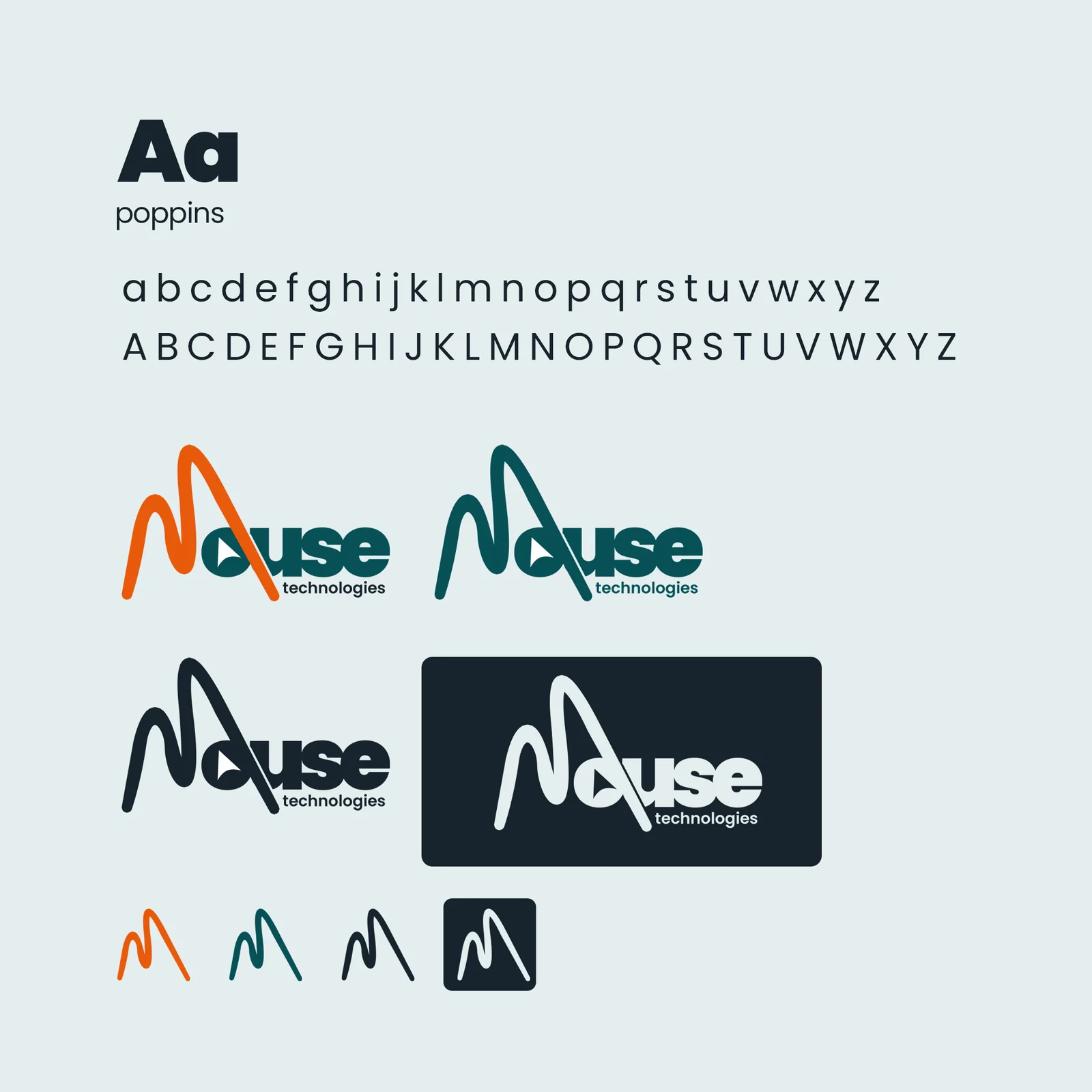 MouseTech brand typography system