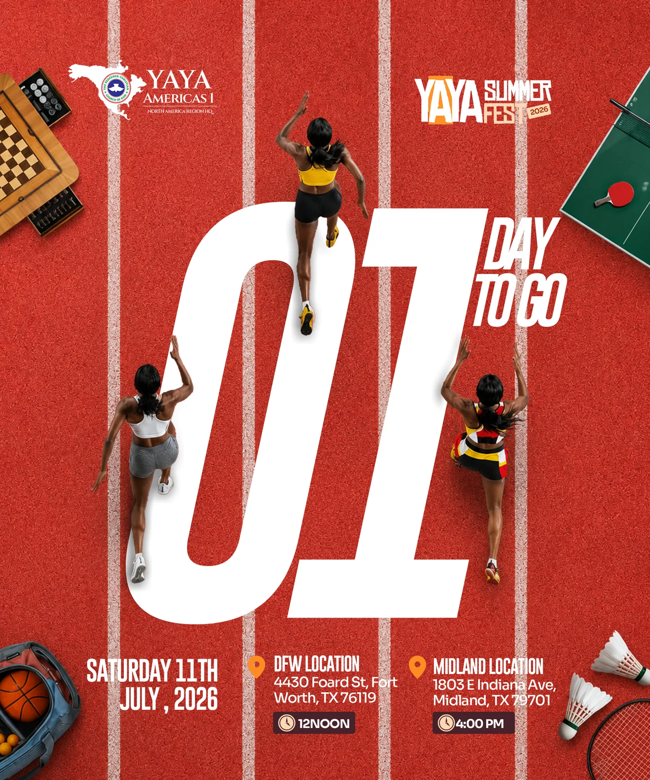 Yaya Summer Countdown design