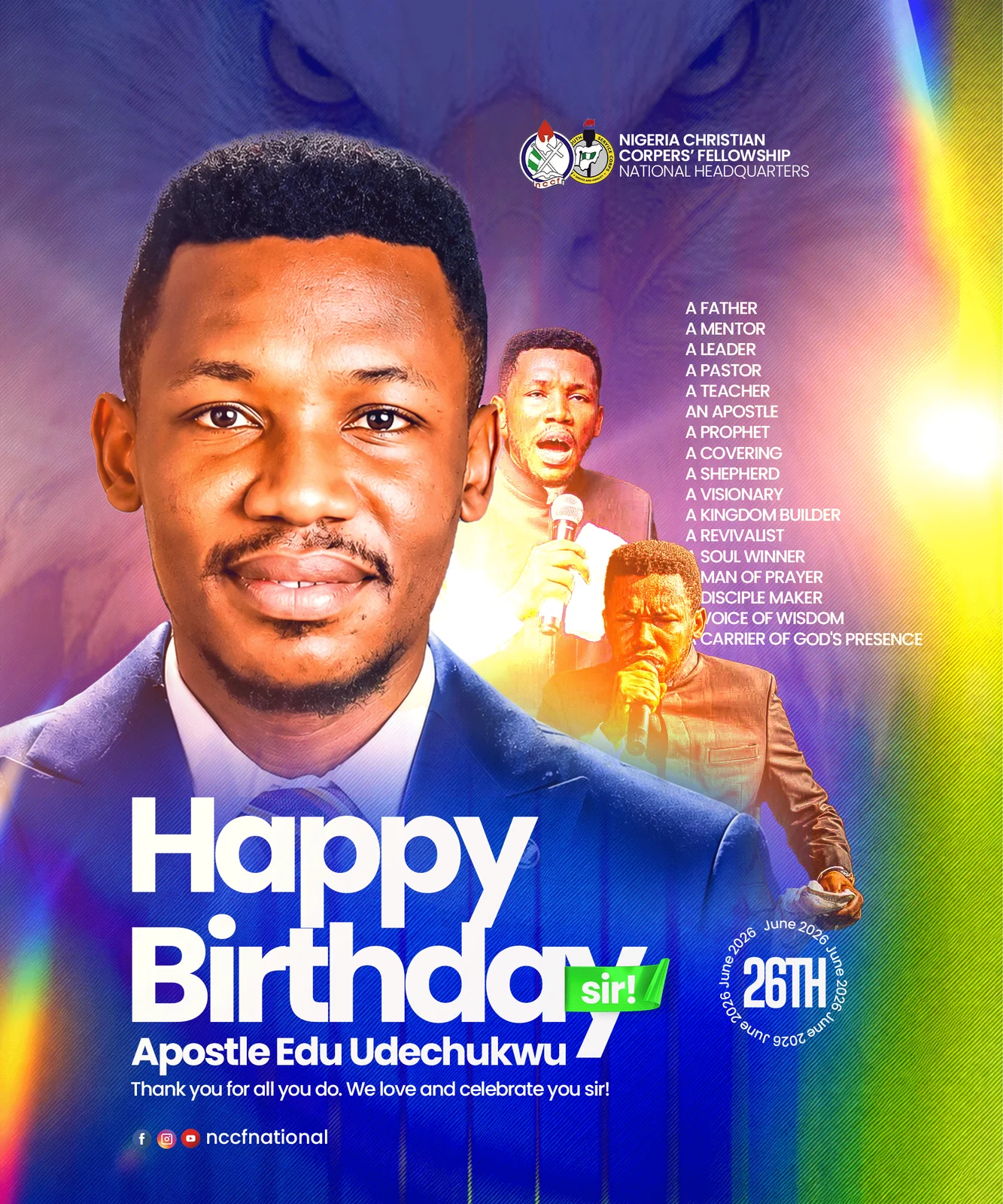 HBD AEU birthday design